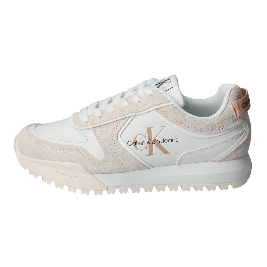 Damen Calvin Klein Sneakers | Toothy Runner Irregular Lines