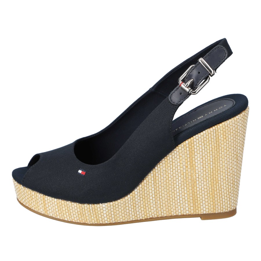 Damen Tommy Hilfiger Sandalen | Iconic Elena Sling Back Wedge