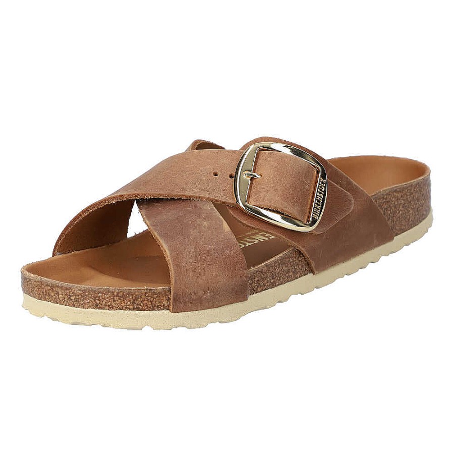 Damen Birkenstock Pantoletten | Siena Big Buckle