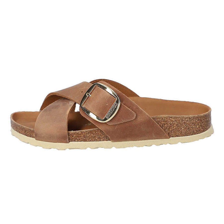 Damen Birkenstock Pantoletten | Siena Big Buckle