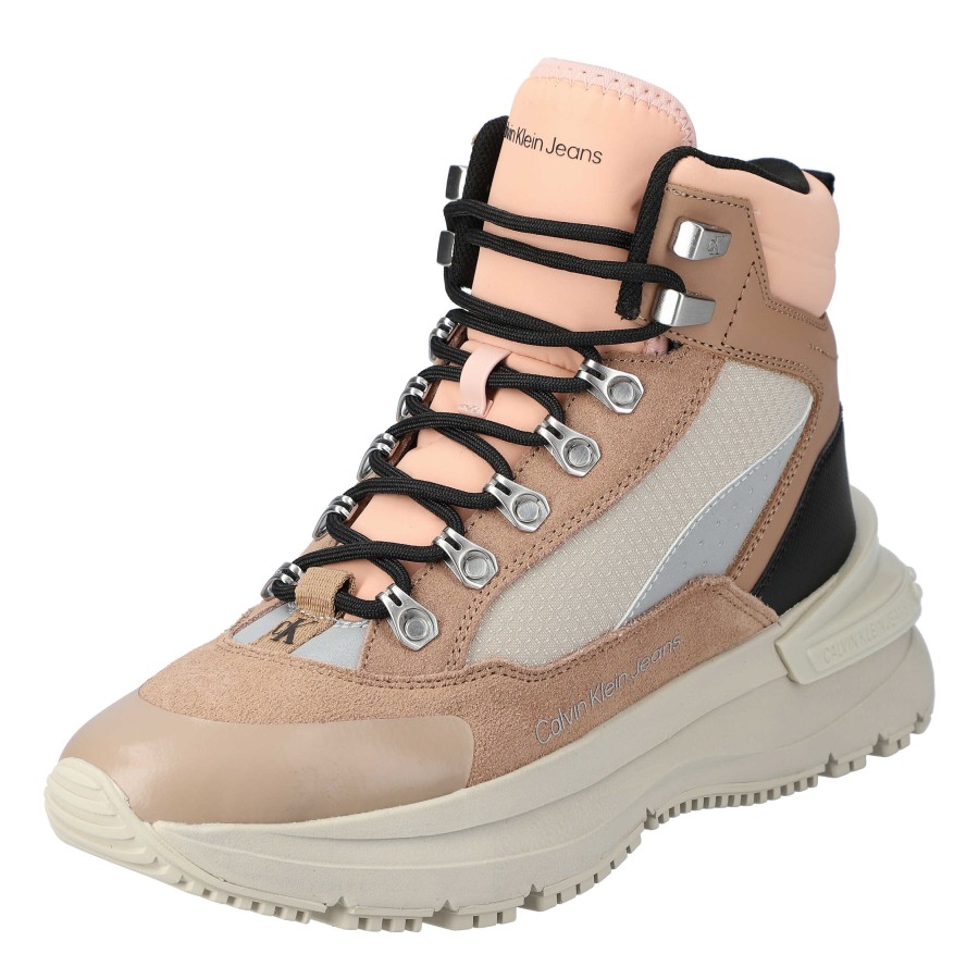 Damen Calvin Klein Sneakers | Chunky Runner Laceup High