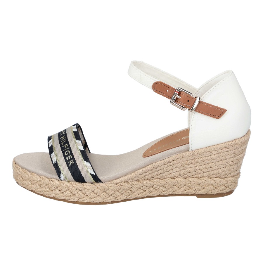 Damen Tommy Hilfiger Espadrilles | Corporate Webbing Low Wedge