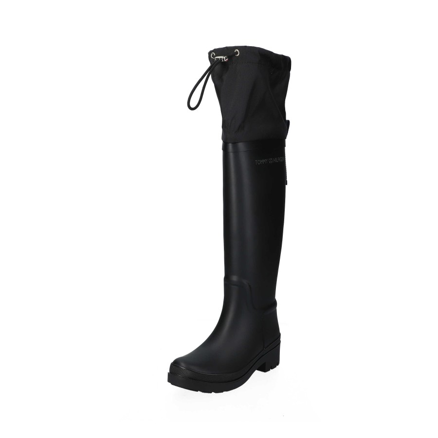 Damen Tommy Hilfiger Stiefel | Th Overknee Rainboot Monogram