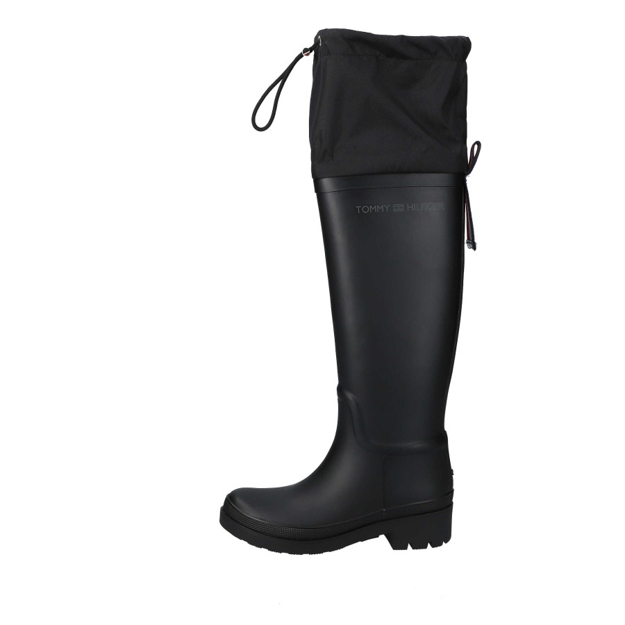 Damen Tommy Hilfiger Stiefel | Th Overknee Rainboot Monogram