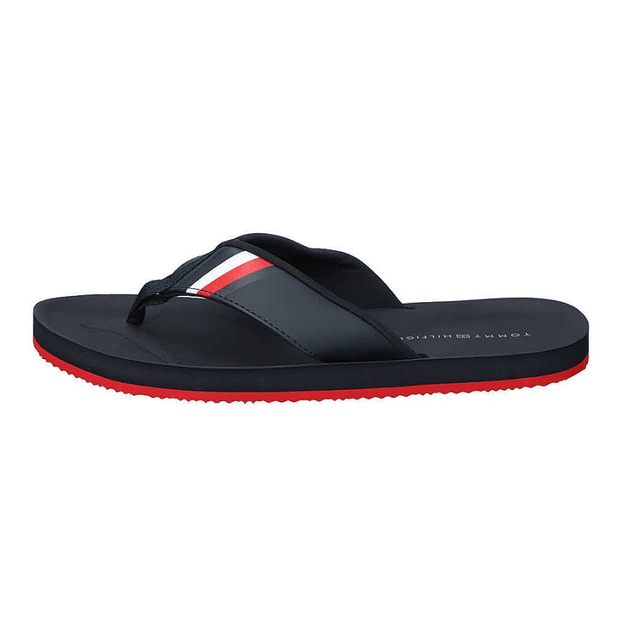 Herren Tommy Hilfiger Pantoletten | Comfortable Padded Beachsandal