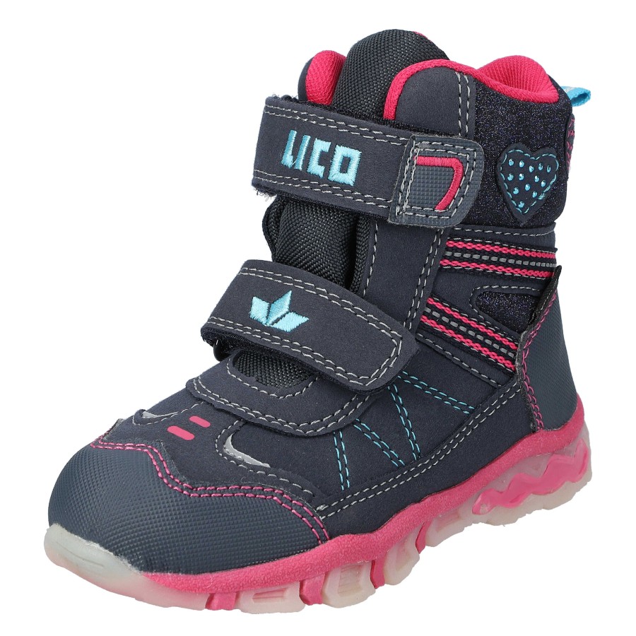 Kinder LiCO Stiefel | Glitter V Blinky