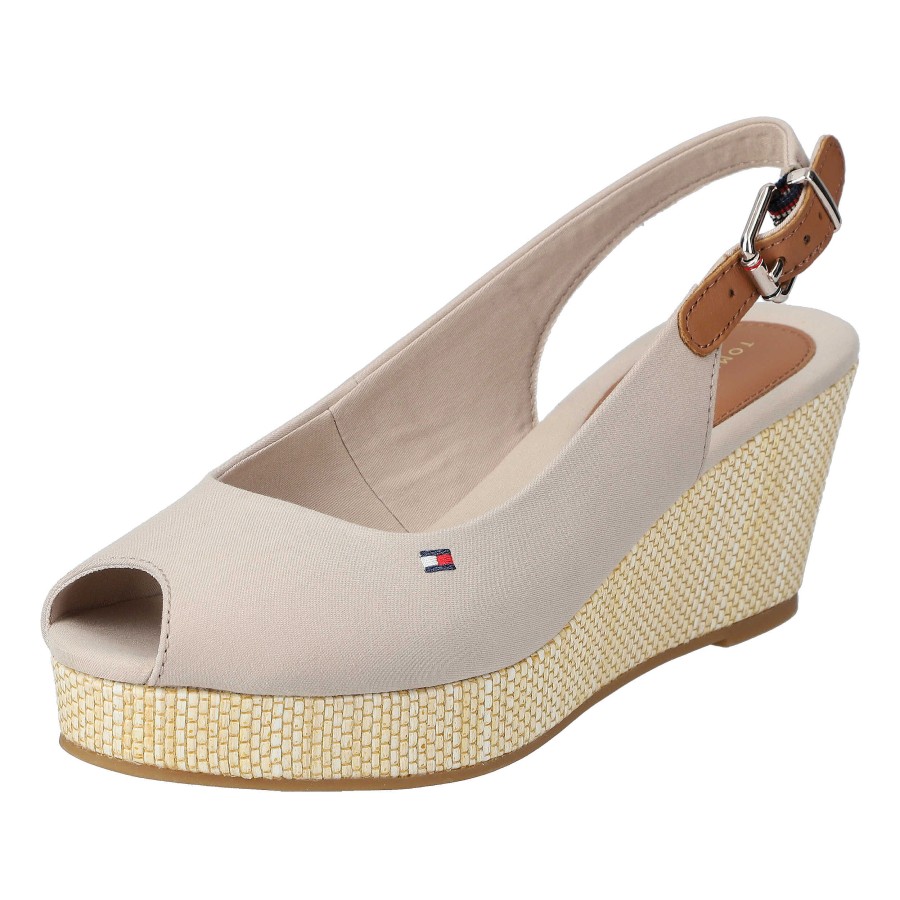 Damen Tommy Hilfiger Sandalen | Iconic Elba Sling Back Wedge