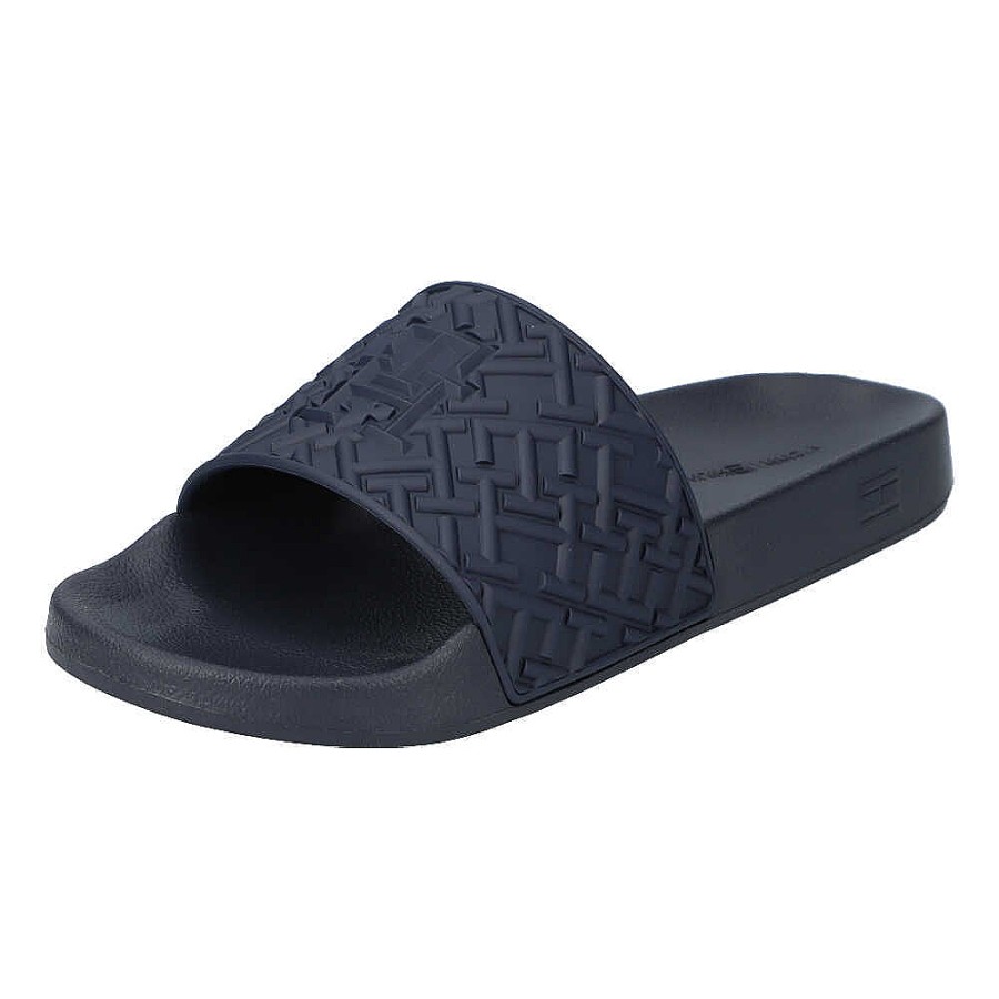 Damen Tommy Hilfiger Pantoletten | Th Monogram Pool Slide