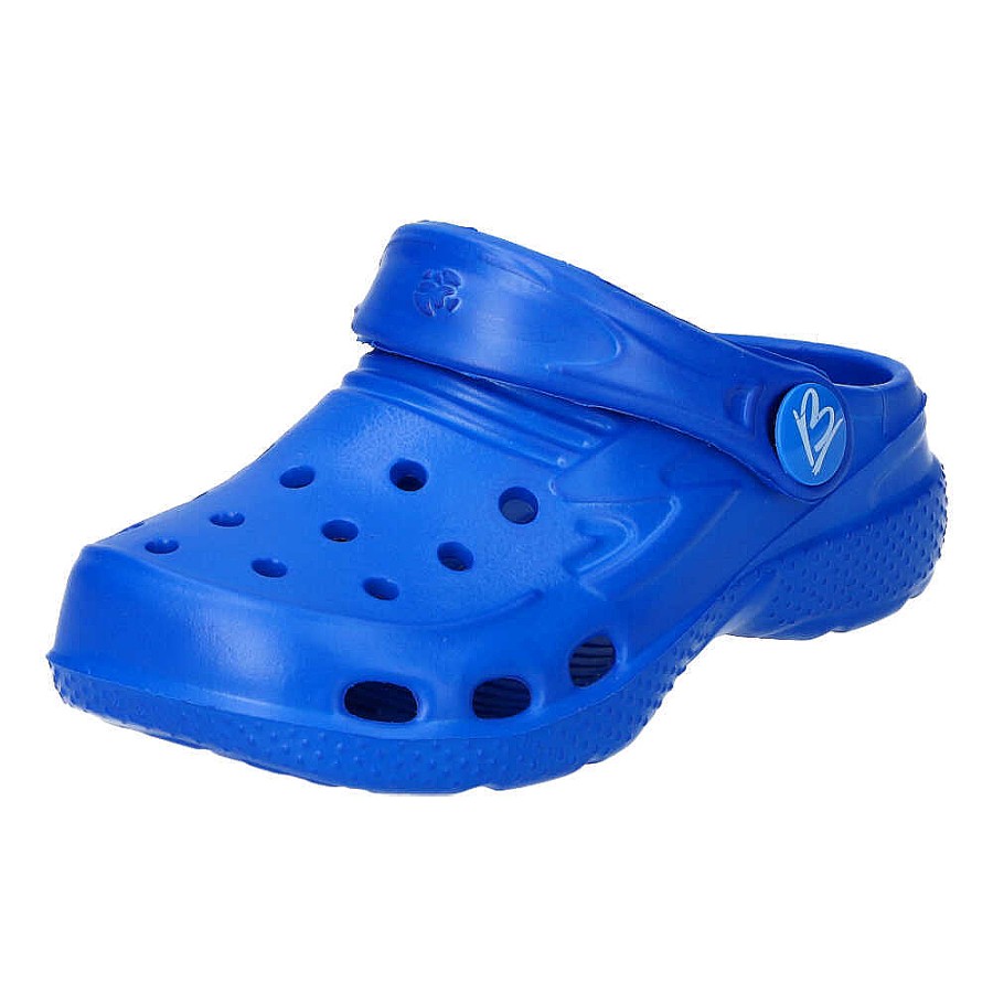 Kinder Beck Pantoletten | Clogs Royalblau