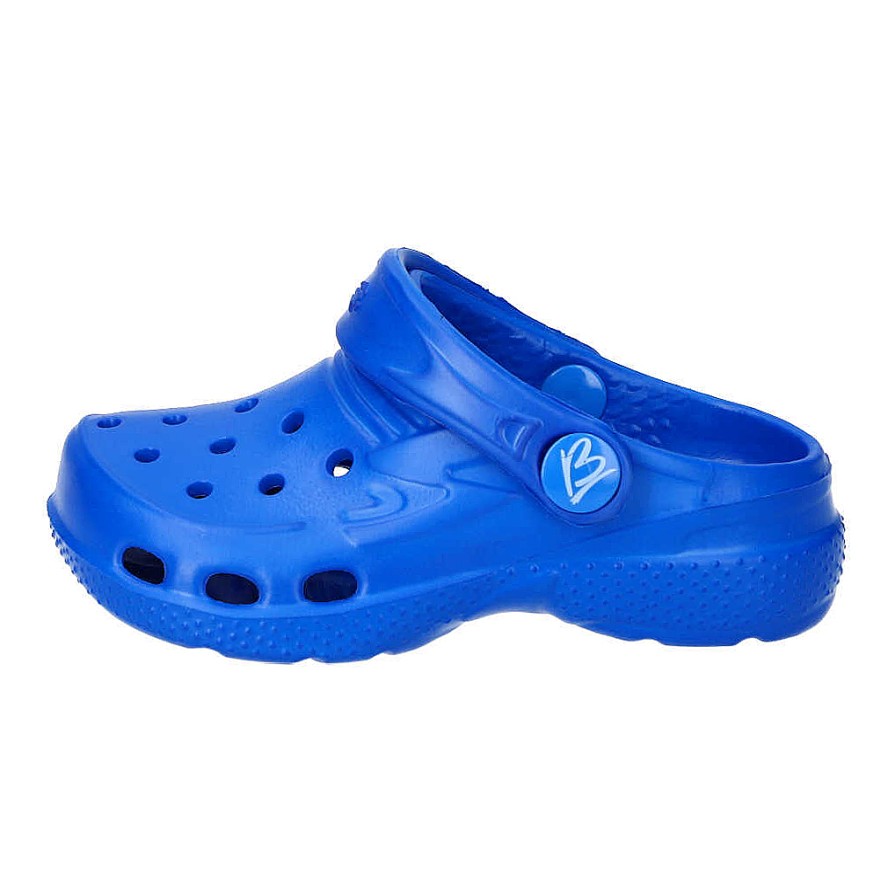 Kinder Beck Pantoletten | Clogs Royalblau