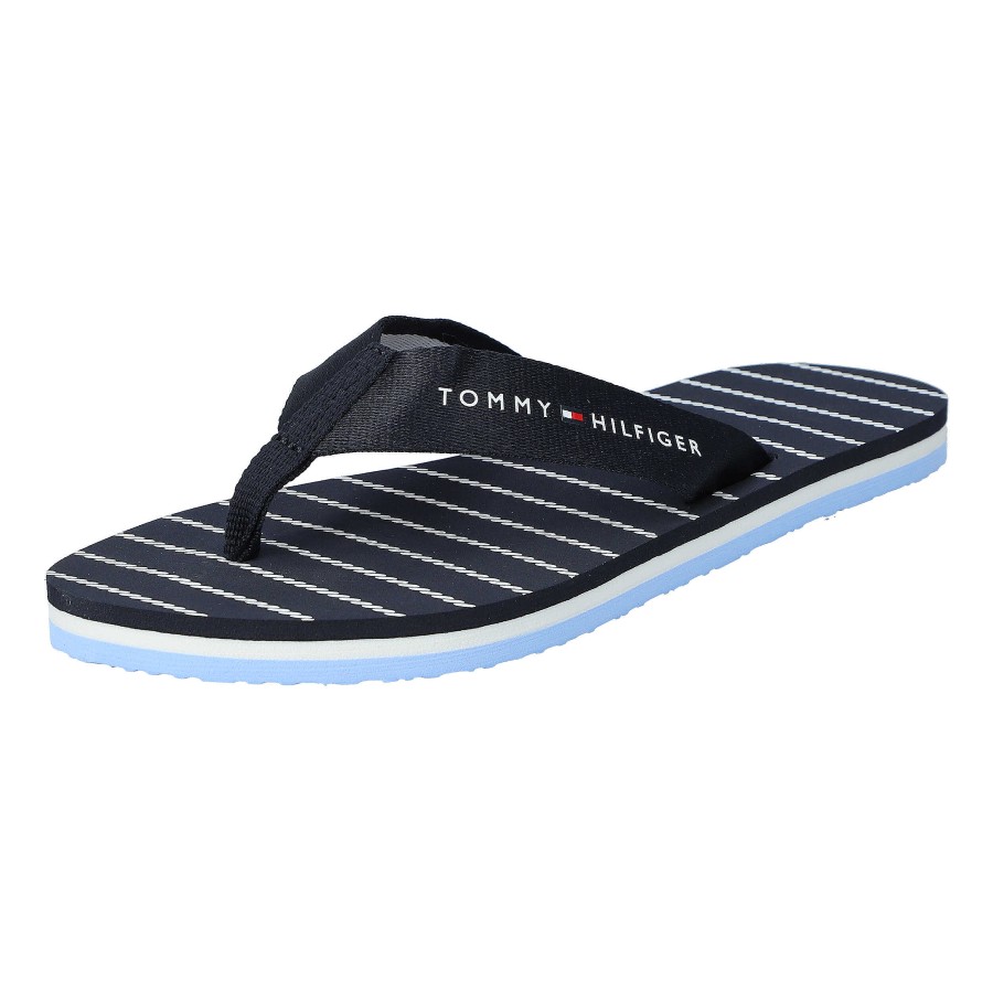 Damen Tommy Hilfiger Pantoletten | Tommy Essential Rope Sandal