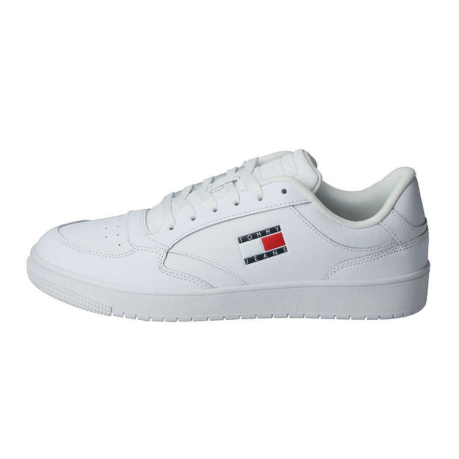 Herren Tommy Hilfiger Sneakers | Tommy Jeans Retro Leather