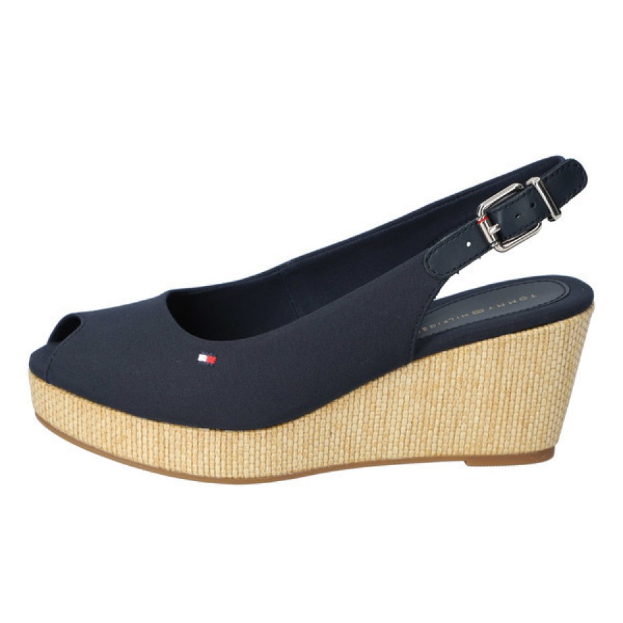 Damen Tommy Hilfiger Sandalen | Iconic Elba Sling Back Wedge