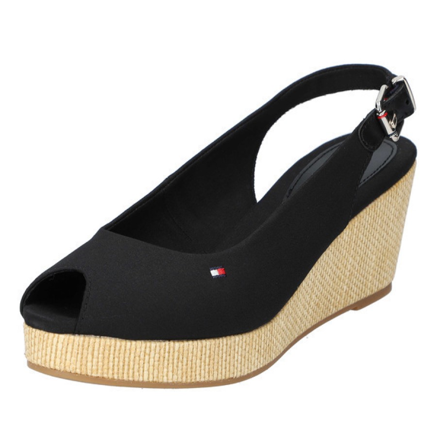 Damen Tommy Hilfiger Sandalen | Iconic Elba Sling Back Wedge