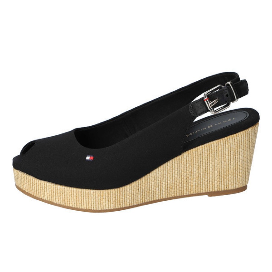 Damen Tommy Hilfiger Sandalen | Iconic Elba Sling Back Wedge