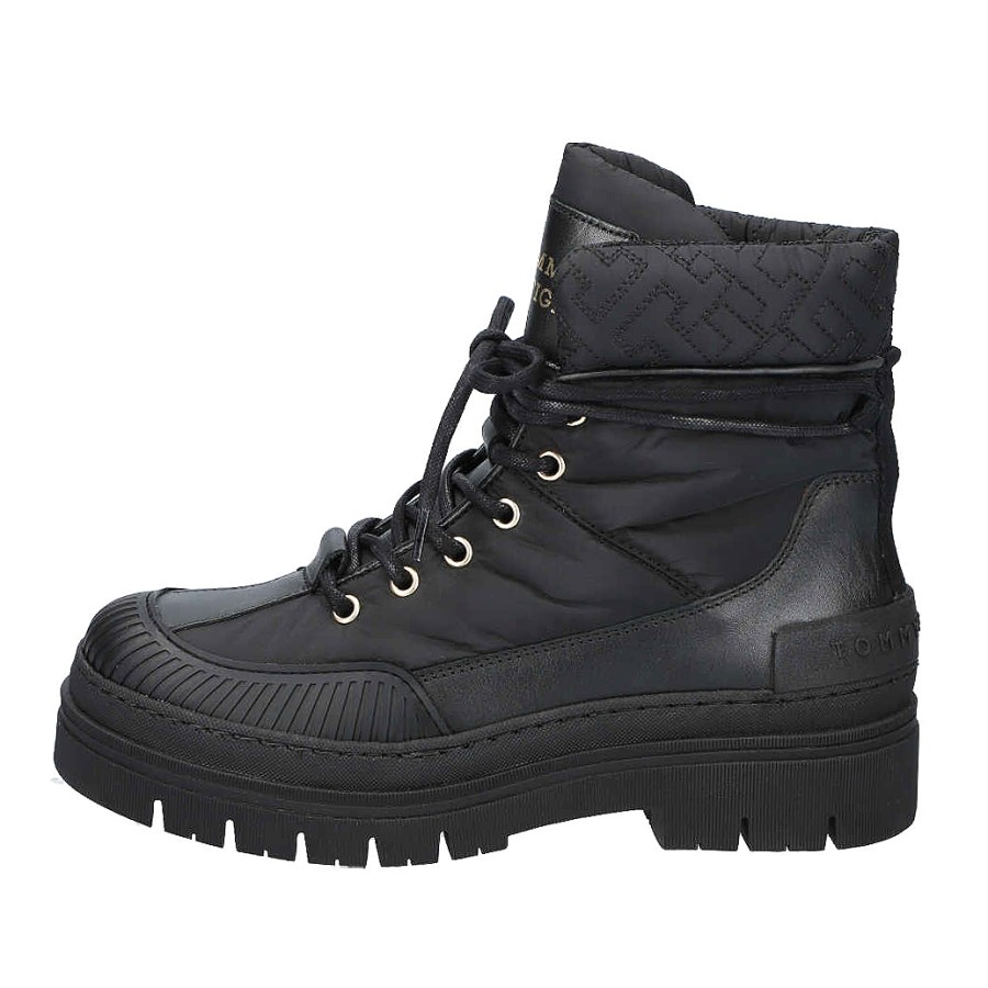 Damen Tommy Hilfiger Stiefeletten | Th Monogram Outdoor Boot